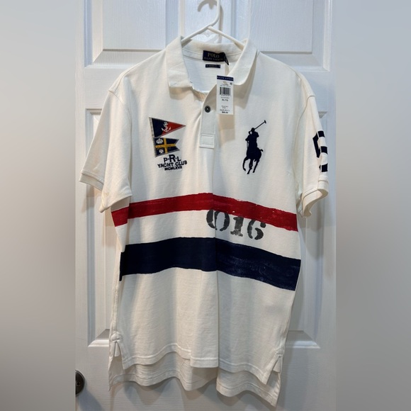 Polo Ralph Lauren Other - NWT Polo Ralph Lauren Yacht Club Polo Men's XL White Big Pony Old Money Preppy